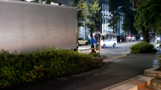 ハンガー便アパレル催事の搬出入